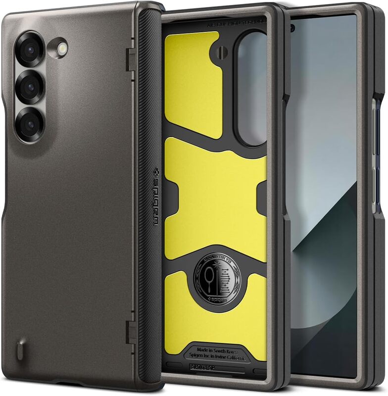 Spigen Slim Armor Pro for Samsung Galaxy Z Fold 6 case cover (2024) (Military Grade Protection) - Gunmetal